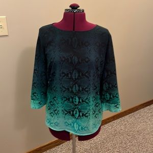 🖤The Limited🖤 Ombré, snake print blouse, size L
